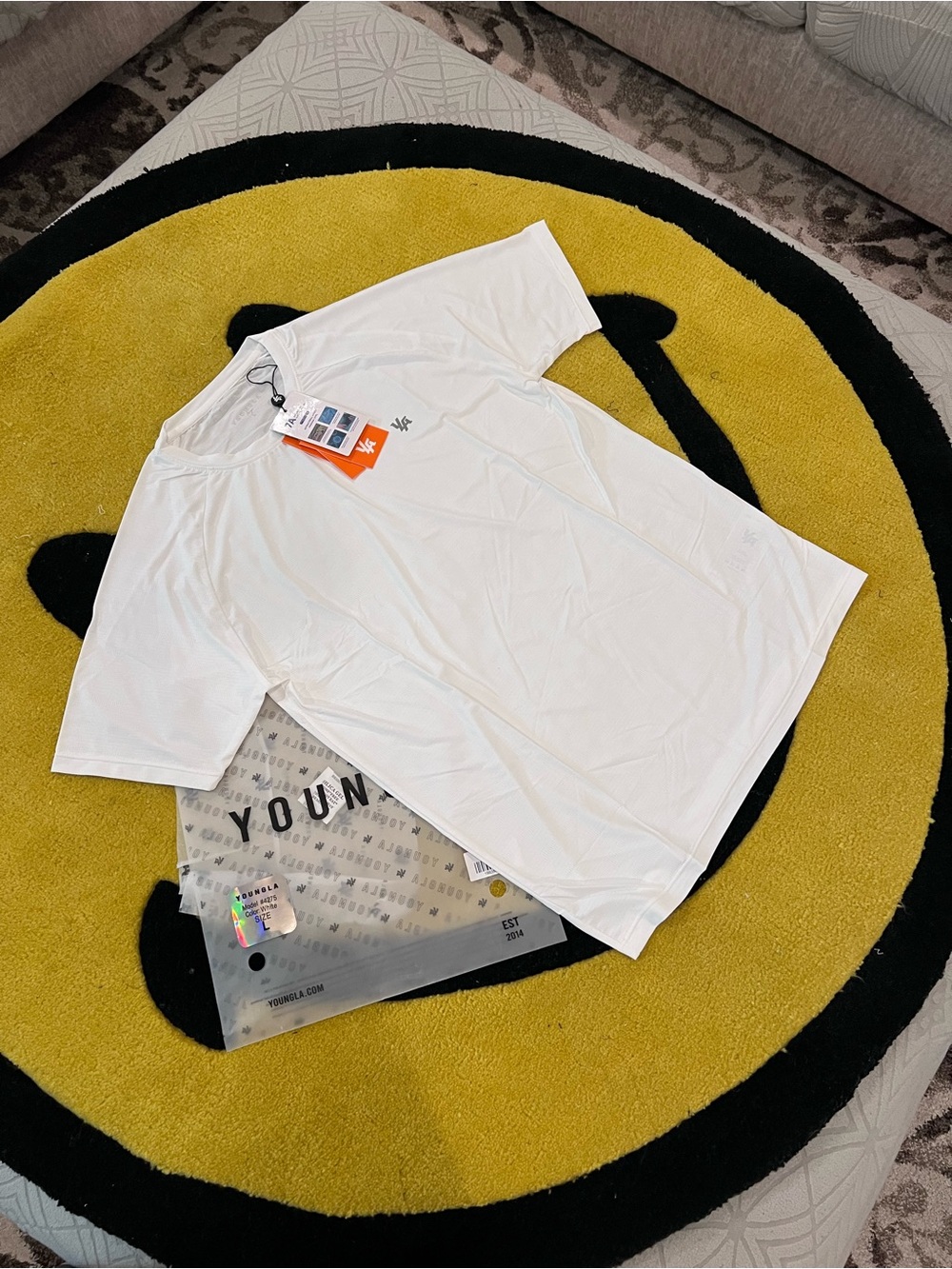 YoungLA 4275-liquid compression tee
Large
White